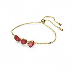 Swarovski Cariti Bracelet Red Bean Red Gold Tone Plated 5634713