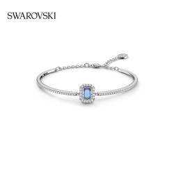 Swarovski Millenia Bracelet Octagon Cut Blue Rhodium Plated Bangle 5620556