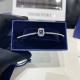 Swarovski Millenia Bracelet Octagon Cut Blue Rhodium Plated Bangle 5620556