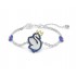 Swarovski Pop Swan Bracelet Swan Blue Rhodium Plated 5650187