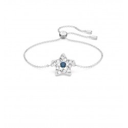 Swarovski Stella Bracelet Mixed Cuts Star Blue Rhodium Plated 5639187