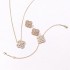 Van Cleef & Arpels Alhambra Of Rose Gold/Silver And Gold VCA Bracelets 3 Colors 