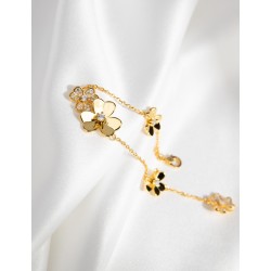 Van Cleef & Arpels Frivole Gold VCA Bracelets 5 Flowers 