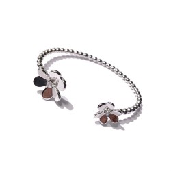Van Cleef & Arpels Frivole Of Gold/Silver With Rose Gold Bracelets 3 Colors 