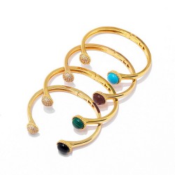 Van Cleef & Arpels Perlee Couleurs Bracelets/Rose Gold And Silver Blue 4 Colors 