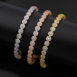 Van Cleef & Arpels Perlee Of Gold/Silver/Rose Gold Bracelets 3 Color 