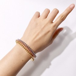 Van Cleef & Arpels Perlee Pearls Of Gold And Silver/Rose Gold Bracelets 