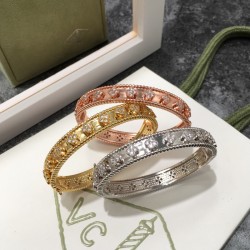 Van Cleef & Arpels Perlee Sweet Colovers Gold/Silver/Rose Gold Bracelets 