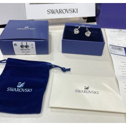 Swarovski Bella Heart White Silver Earrings 5515191