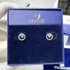 Swarovski Creativity Stud Earrings White Rhodium Plated 5201707