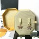 Swarovski Idyllia Drop Earrings Butterfly Multicolored Gold Tone Plated 5670055