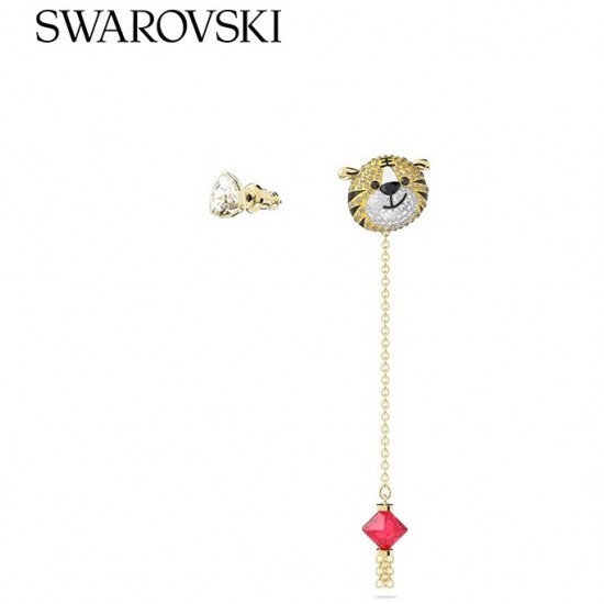 Swarovski Zodiac Tiger Red Gold Pendant 5620293