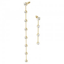Swarovski Constella Asymmetrical Earrings Gold