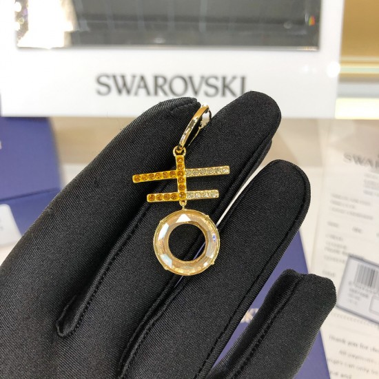 Swarovski Flower Of Fortune Earrings Gold