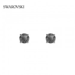Swarovski Men's Sleek Pierced Earrings, Gray