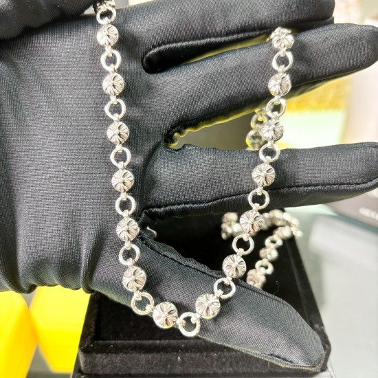 Chrome Hearts Silver Necklace L60cm