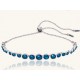 Swarovski Emily Silver Blue Bracelet Bangle 5663394