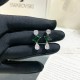 Swarovski Mesmera Silver Green Drop Earrings 5665878