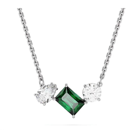 Swarovski Mesmera Silver Green Necklace 5668278