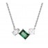 Swarovski Mesmera Silver Green Necklace 5668278 