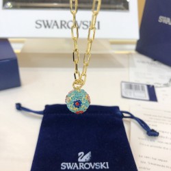 Swarovski Flower of Fortune Necklace Gold