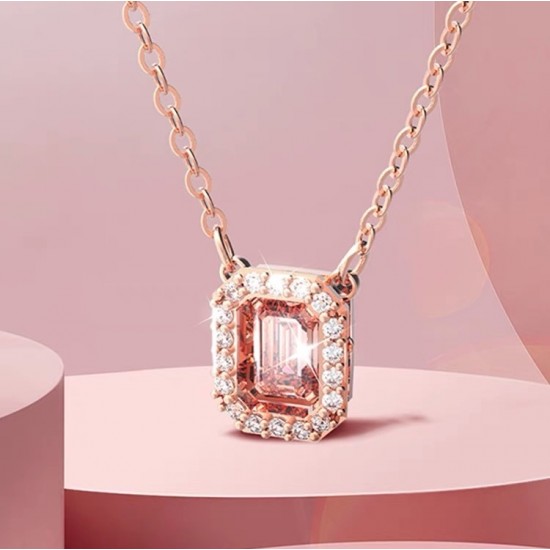 Buy Swarovski Millenia Necklace Square Pink For Swarovski Necklace & Pendant