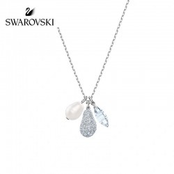 Swarovski So Cool Cluster Necklace White