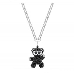 Swarovski Teddy Necklace Bear Black