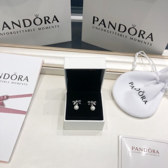 Pandora Earrings Set Sterling Silver 20082730