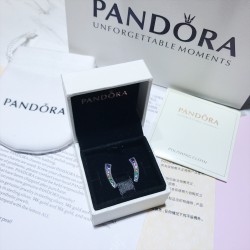 Pandora Rainbow Earrings Sterling Silver