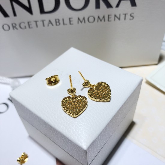 Pandora Shine Earrings Sterling 18K Gold