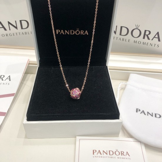 Sale Pandora 18K Rose Gold Bangle Pink Gold 20082742 For Pandora