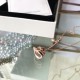 Pandora Crown letter O Necklace Rose Gold