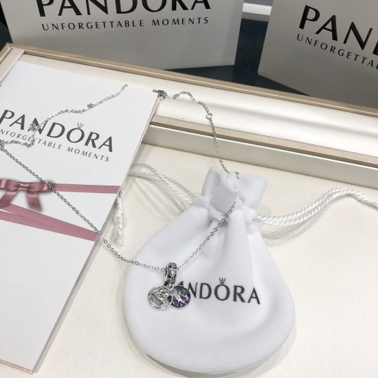 Pandora Necklace Set Sterling Silver 20082726
