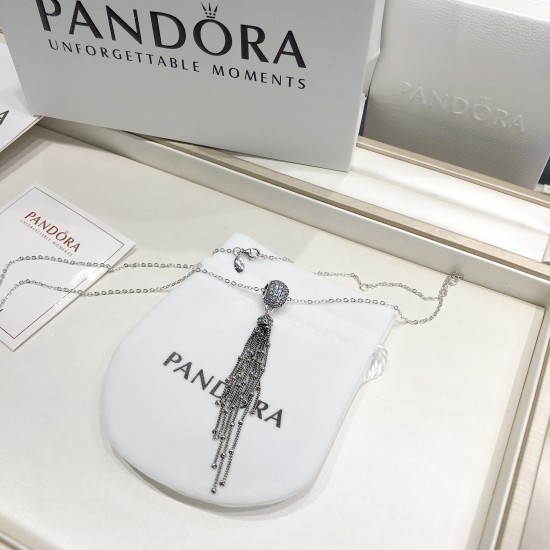 Pandora Sterling Silver Pendant Silver Tassels 20082729