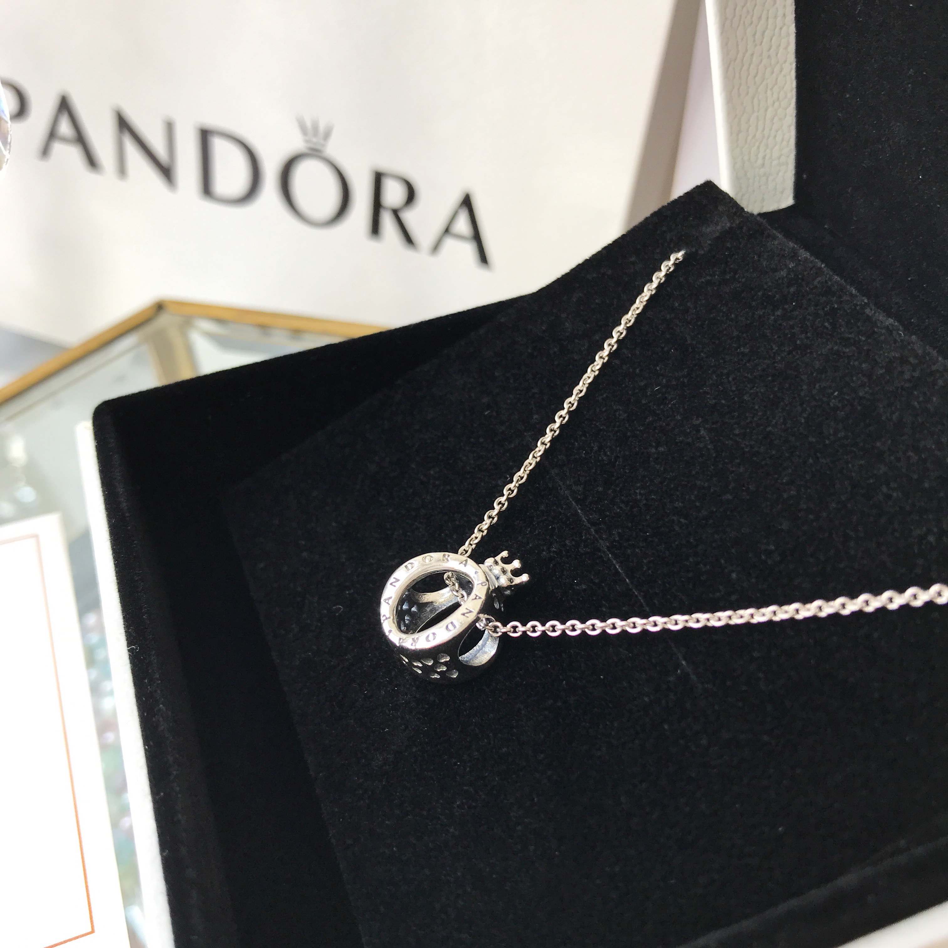 Pandora Crown O necklace | Shopee Philippines