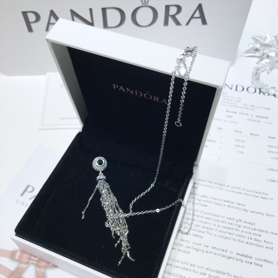 e-Tax | PANDORA Silver Sterling silver large link necklace | Central.co.th
