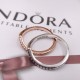 Pandora Sparkling Wishbone Ring 186316CZ
