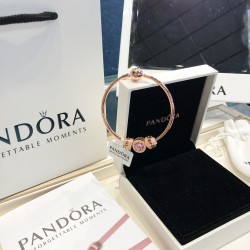 Pandora 18K Rose Gold Bangle Pink Gold 20082739