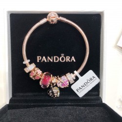 Pandora 18K Rose Gold Bangle Pink Gold 20082736