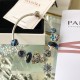 Pandora Blue Glass Bangle Sterling Silver