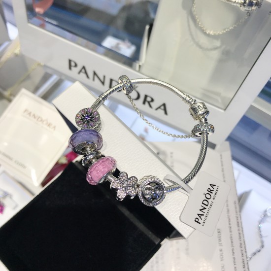 Pandora Dream Girl Rainbow Bracelets Sterling Silver
