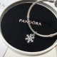 Pandora Fuchsia Fluorescent Shine Bangle Sterling Silver