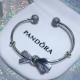Pandora Gorgeous Bow Bangle Sterling Silver 797241CZ