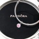 Pandora Lavender Purple Bangle Sterling Silver