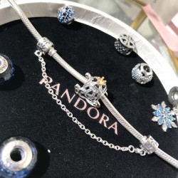 Pandora Snowflake Bangle Sterling Silver