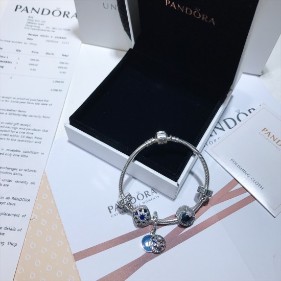 Pandora Starry Fairy Bangle Sterling Silver