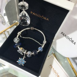 Pandora Snowflake Bangle Sterling Silver