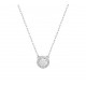 Swarovski Constella Pendant 5636264 Round Cut White Silver Necklace