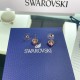 Swarovski Gema 520 Pendant 5653009 Heart Pink Rhodium Plated Necklace